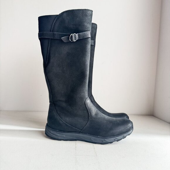 Eddie Bauer Leather Knee High Winter Boots 8 - Picture 2 of 5